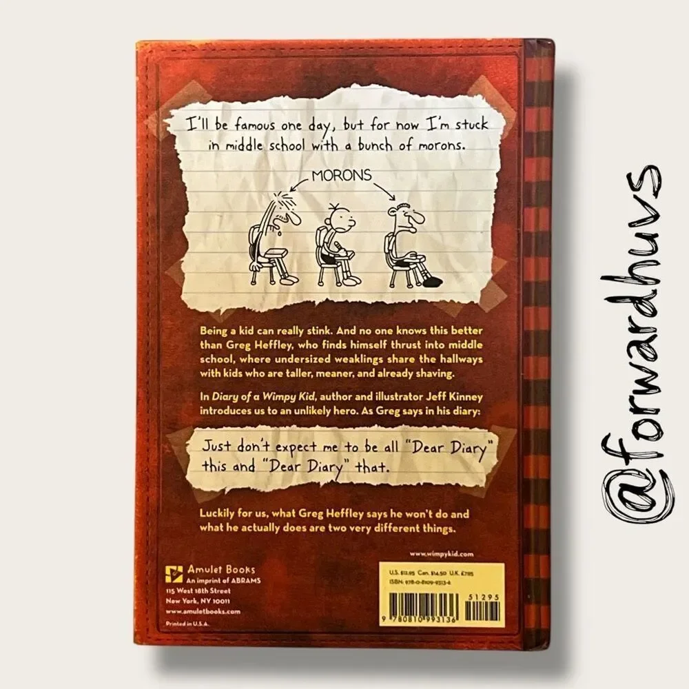 Diary of a Wimpy Kid – Hardcover – Jeff Kinney – 2007 First Edition